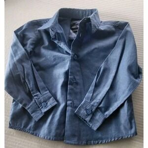 nautica Toddler‎ Boys Baby 18m blue button up shirt